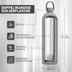 EXLLENA 1,5 l termo steklenica iz nerjavnega jekla