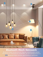 2x AIGOSTAR pametna LED žarulja RGB s daljinskim upravljačem