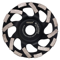 HERZO 125×22,2mm diamantna brusilna plošča za kotni brusilnik