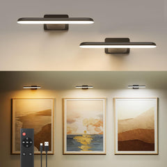 2x FULEN LED Brezžične Stenske Luči za Slike Brezžične