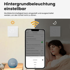 MIUCDA Pametni WiFi termostat za električno talno ogrevanje