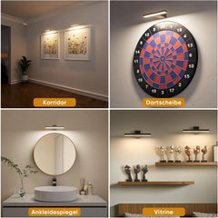 2x Görvitor LED svetilka za slike brez vrtanja z daljincem