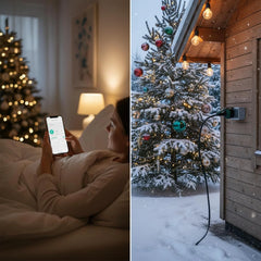 2x UCOMEN zunanja pametna vtičnica WiFi 16 A