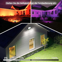 HEKEE 40 W RGBW LED reflektor IP66 z daljincem