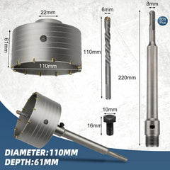 Lytool Kronski sveder za beton SDS Plus Ø 110 mm