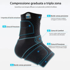 ZOELION S opornica za gleženj z nastavljivim trakom