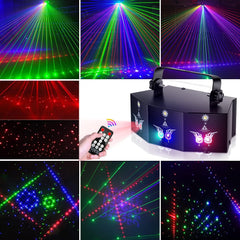 PROPULSION LIFE DMX Disco LED Luč z 9 RGB Lečami