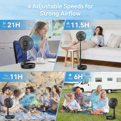PRIMEVOLVE Rotacijski polnilni USB ventilator